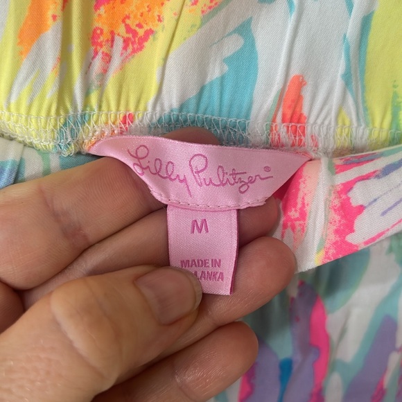 Lilly Pulitzer Women's Bal Harbour Palazzo Pants Sparkling Sands Size Medium - Picture 8 of 15